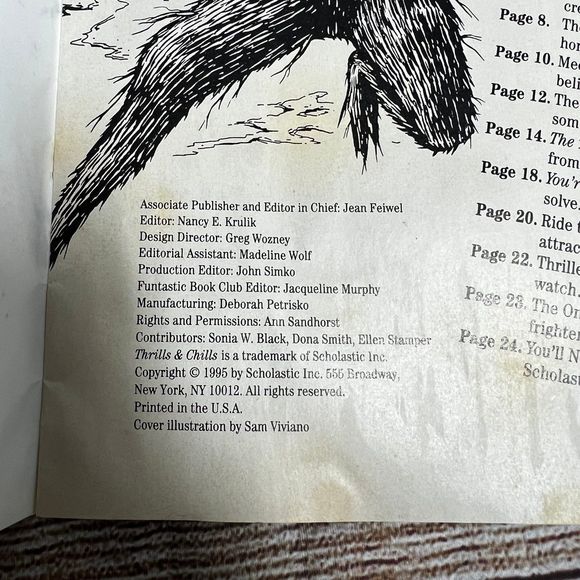 Vintage Scholastic Thrills & Chills Club sets - Picture 10 of 12